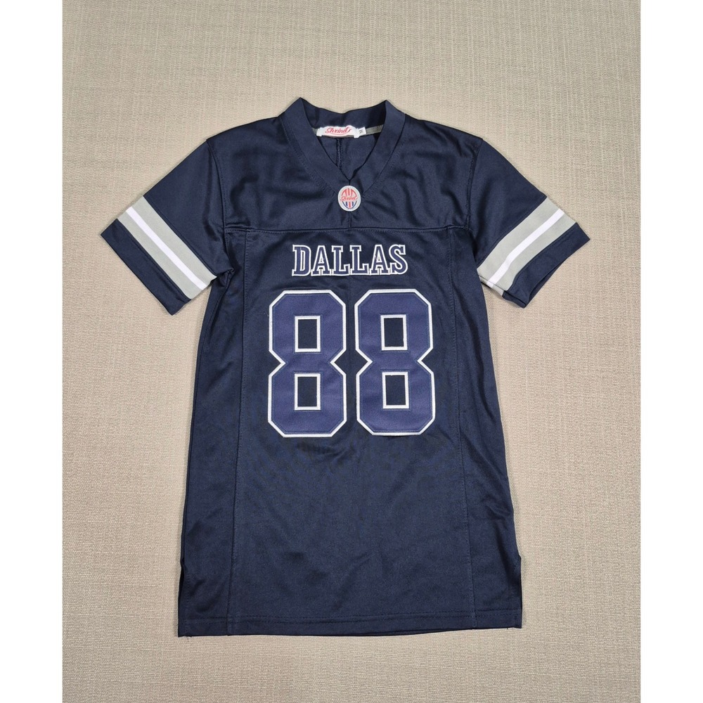 Shxinet Dallas Football Jersey 88 Lamb Navy Blue Kids Medium Athletic Shirt NWOT